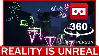 360° VR VIDEO - REALITY IS UNREAL - Space shift - Gameplay - First Person  - VIRTUAL REALITY 3D