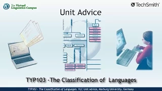 TYP103 - Unit Advice (Classification of Languages)