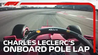 Charles Leclerc's Onboard Pole Lap | 2019 Russian Grand Prix | Pirelli