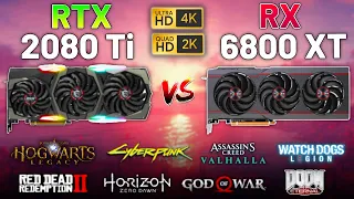 RTX 2080 Ti vs. RX 6800 XT in 2023 (Test in 8 Games) 2K,4k "is the 2080 Ti Better"