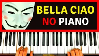 Bella Ciao no teclado ou piano / La Casa de Papel / Simples e fácil🎹