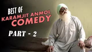 Best of Karamjit Anmol Comedy (Part-2) | Top Punjabi Comedy Scenes | Manje Bistre | Saga Music