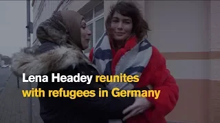 Lena Headey Reunites with Marwa, a Syrian Refugee in Germany