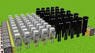 X878 Enderman and X787 Skeleton minecraft combined