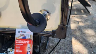 Crushed Fiberglass Travel Trailer/RV Corner Repair