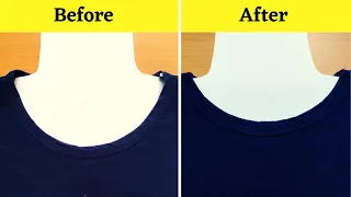 How to fix a Low Neckline T-SHIRT