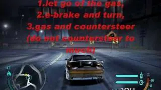 Need For Speed Carbon Free Roam Drift Tutorial