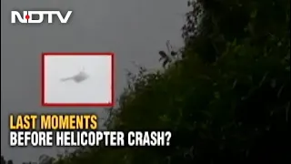 Video Appears To Show Gen Rawat's Chopper Crash, Air Force Not Commented