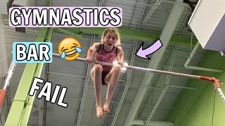 Gymnastics Bar Fail | Open Gym @ The TEAM SLEEPOVER 😴 | Bethany G