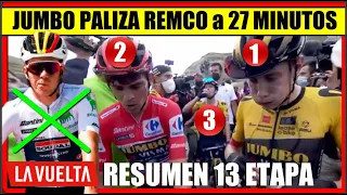 RESUMEN 13 ETAPA VUELTA a ESPAÑA 2023 JUMBO APLASTA A TODOS TOURMALET REMCO FUNDIDO #vueltaespaña