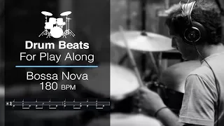 Bossa Nova - Drums Backing Track - 180 bpm