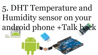 5. Android Arduino DHT11, DHT22 Temperature and Humidity Sensor