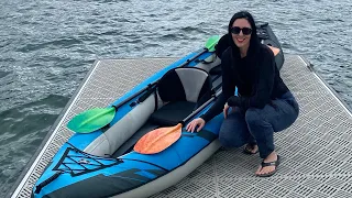 How to set up a double inflatable kayak