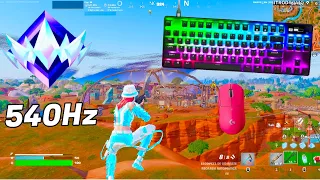 SteelSeries Apex Pro TKL ASMR 😴 Solo Gameplay 🏆 Satisfying Keyboard Fortnite 360 FPS 4K