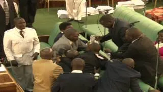 MP Ssemujju thrown out of Parliament escalating rift between Oulanyah and the Opposition