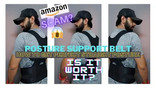 I Bought Posture Support Belt From AMAZON.in | How To Get Perfect Body Posture | Full Review