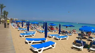 Experience Protaras, Cyprus in 4K 60FPS: A Scenic Beachside Walking Tour