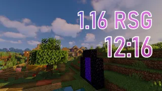 Minecraft 1.16 RSG PB 12:16