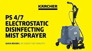 Kärcher PS 4/7 Electrostatic Mister Disinfectant Sprayer