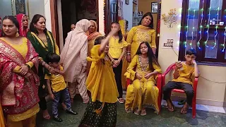 Ananya Dhiman Dance Banno Happy Marriage Programe Haldi Narwana Heena Marriage Delhi Haldwani