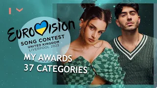 EUROVISION 2023: MY AWARDS [37 Categories] // From 🇳🇱