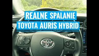 Toyota Auris II Hybrid 1.8 test, measurement of real fuel consumption in mixed mode