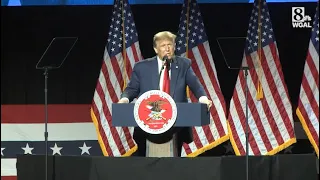 Donald Trump addresses NRA members in Harrisburg