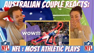 Non NFL Fans REACT! NFL most athletic plays...WOW, Are these guys acrobats?