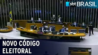Câmara aprova texto-base do novo código eleitoral | SBT Brasil (09/09/21)