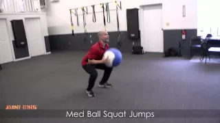 Medicine Ball: Squat Jumps