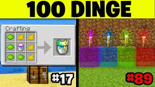 100 DINGE in MINECRAFT die du noch NICHT wusstest!