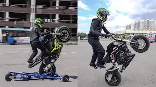 Stunt Rider 13 Years Old - Wheelie Spyder - Honda GROM MSX125