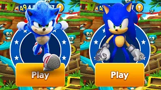 Sonic Dash vs Sonic Prime Dash - Movie Sonic vs All Bosses Zazz Eggman - Gameplay