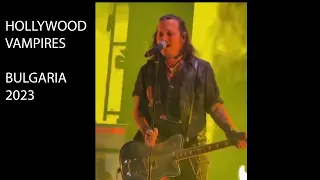 Johnny Depp guitar solo drives the Audience wild, Hollywood Vampires Bulgaria