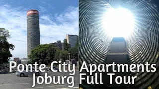 🇿🇦Hillbrow Ponte City Apartments Walkthrough✔️