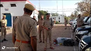 एएसपी ने पुलिस लाइनबस्ती में किया साप्ताहिक परेड का निरीक्षण