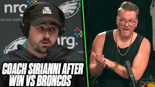 Eagles Coach Sirianni Joins The Pat McAfee Show After Getting Flowers Thrown At Him, MASSIVE Win