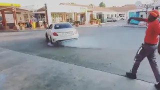 C63 s smoking those wheels 🔥