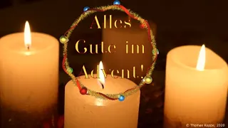 Adventsgrüße mit lustigem Gedicht