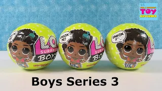 LOL Surprise Boys Series 3 Blind Bag Doll Unboxing Review | PSToyReviews