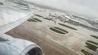 {4K} ROARING Chicago Takeoff ~ American Airlines ~ Oneworld Livery ~ Boeing 737-823 ~ ORD