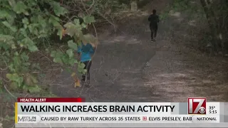 Study says walking increases brain activity