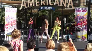 China Anne McClain and Her Sisters Singing "Electronic Apology" at the Americana at Brand
