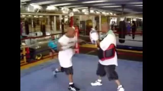 Zab Judah training...