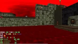 [Doom 2] Unholy Realms - Map24 "The Keeper's Castle" UV-Max Playthrough (7:46) by Veinen