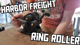 Harbor Freight Ring Roller Review, Modifications, and Demonstration.