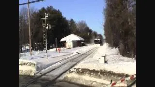 Pan Am Snow Plow extra at Plaistow,NH 02/04/2011