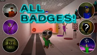 ALL BADGES! - Baldi's MEGA RP! REMASTERED