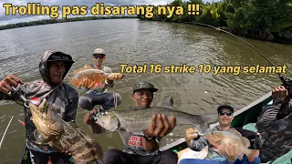 PANEN !! TROLLING PAS DISARANG IKAN MUARA MAHAKAM