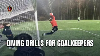 Goalkeeper Training | Improve your diving skills | with goalkeepers from SBP & FC Motown